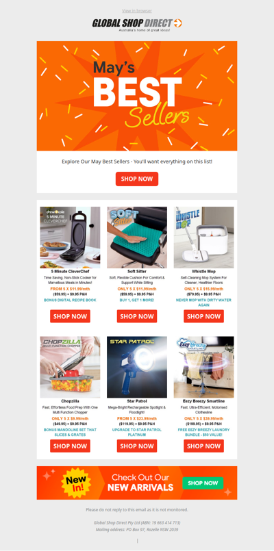 May Best Sellers Are Waiting For You!