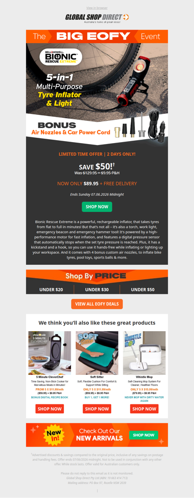 Get $50 Off Bionic Rescue Extreme - 2 Day Only!