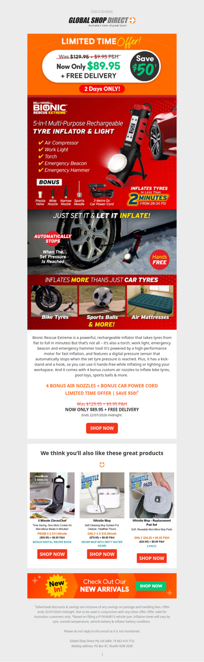 Save $50 On Bionic Rescue Extreme - 2 Days Only!