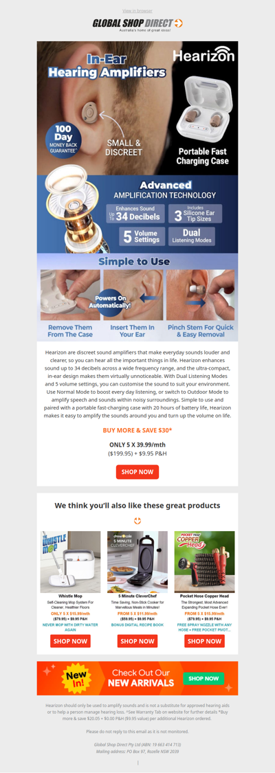 Discover Hearizon - The In-Ear Hearing Amplifier