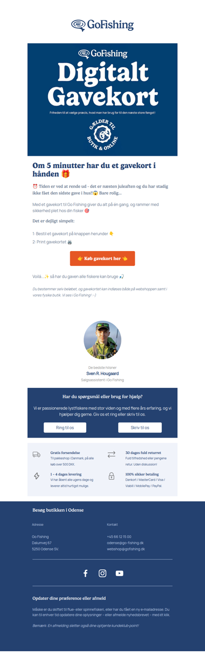 Gavekort til Go Fishing 🎁