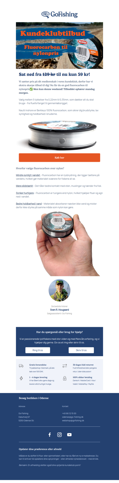 Go Fishing Kundeklubtilbud💥