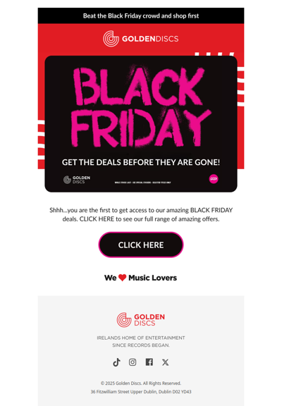 🤫 Early Black Friday Access is NOW!