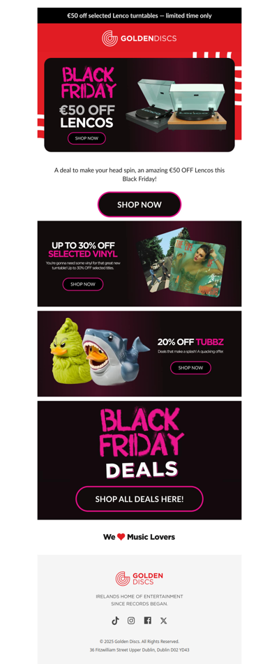 🎶We Drop The Price, You Drop The Needle!