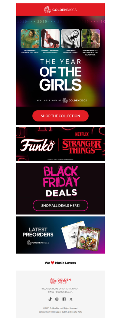 Let’s hear it for the girls + Black Friday! 💥