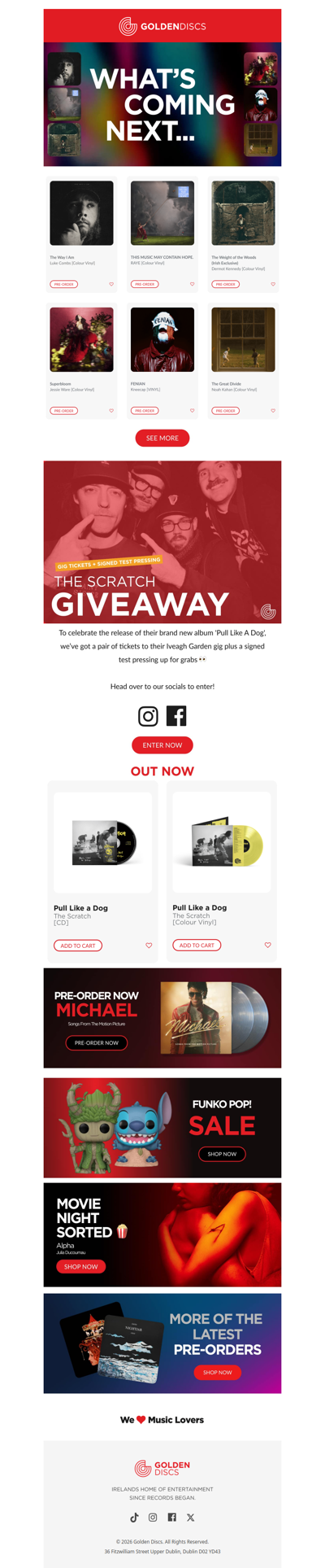 Upcoming Releases + Win Tickets To See The Scratch