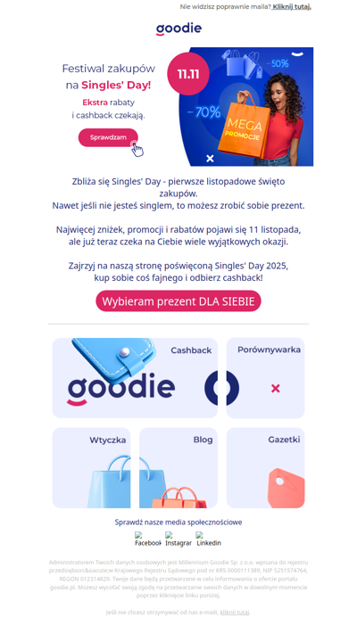 Zrób sobie prezent na Singles' Day!