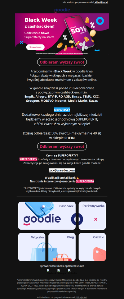 Black Week trwa. Mamy NOWOŚĆ