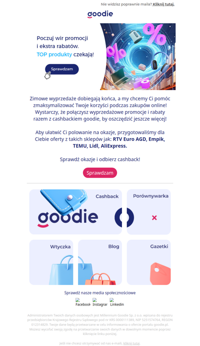 Chcemy zmaksymalizować Twoje korzyści