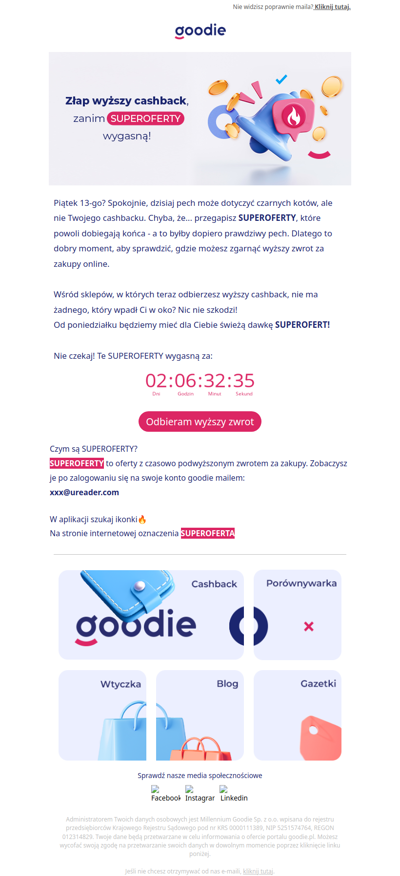 To byłby dopiero pech...