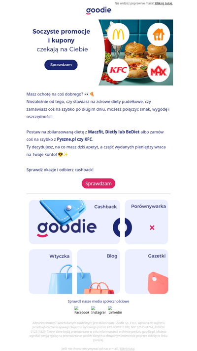 Jedz i odbieraj CASHBACK