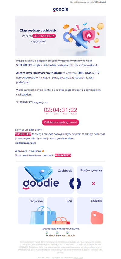 Krótkie przypomnienie z Twojego konta