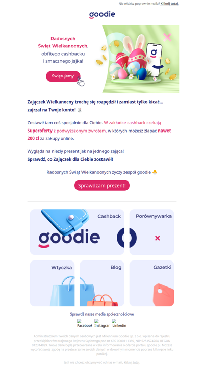 Zajączek trochę zaszalał 🐰