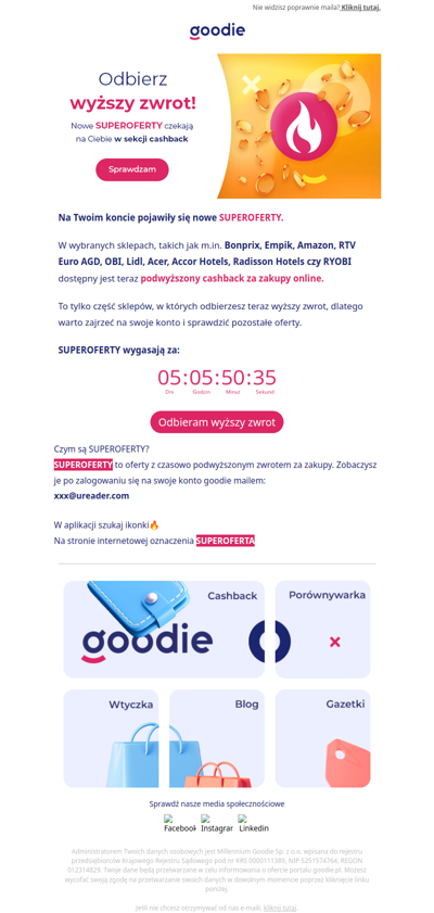 Sytuacja na Twoim koncie się zmieniła