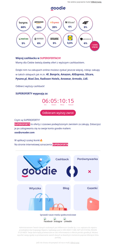 Na Twoim koncie jest teraz więcej