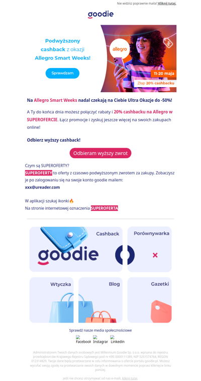 Jeszcze dziś możesz zyskać więcej!