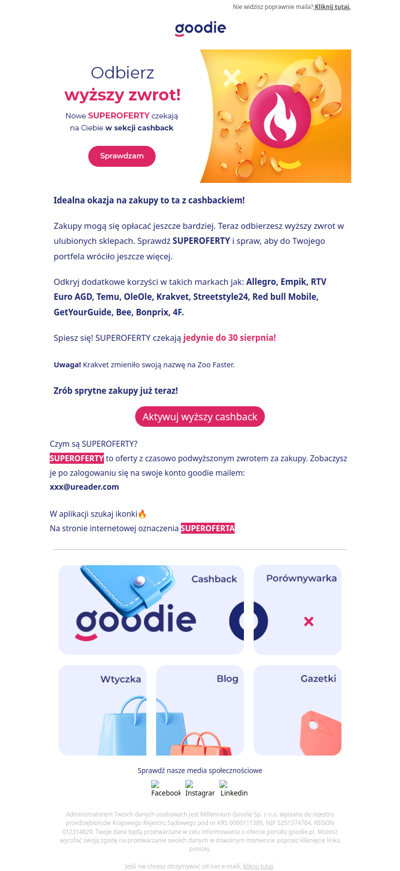 W jakich sklepach odzyskasz najwięcej?
