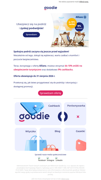 Podróżuj z Allianz i zyskuj więcej!