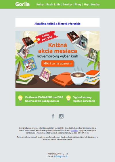 📣 Je tu november, nové zľavy ber!