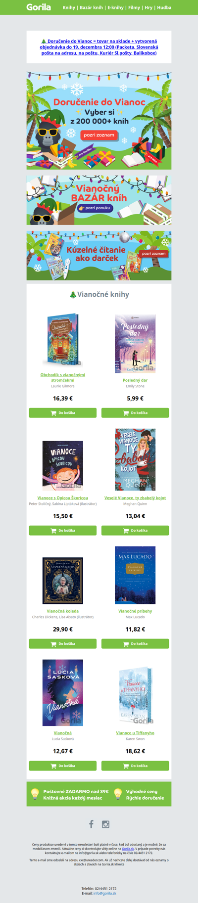 🔔 Darčeky na Vianoce? Toto je posledná šanca 🎁💨