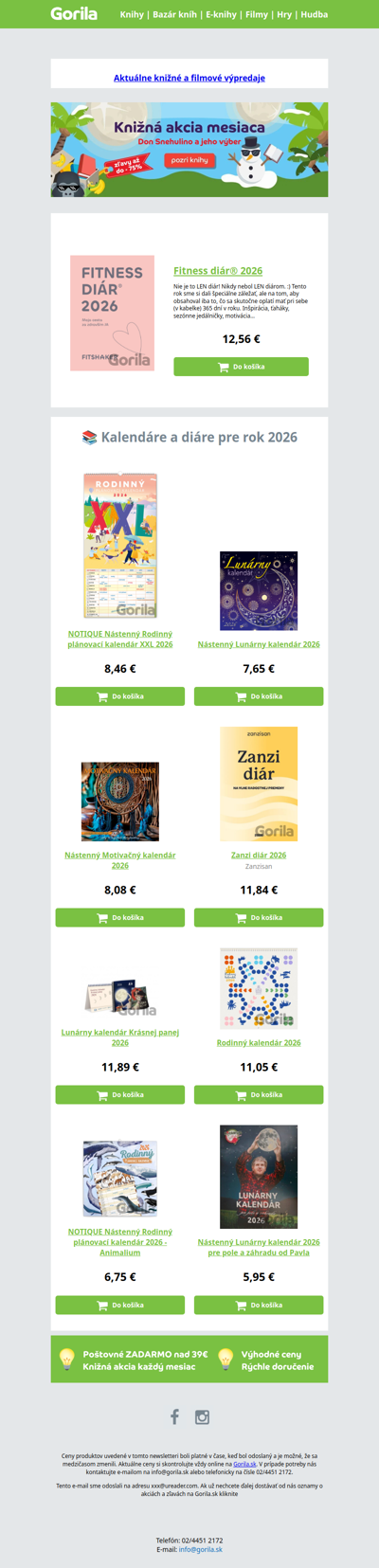 🤔 Už máš nový Fitness diár? Teraz je za fit cenu!