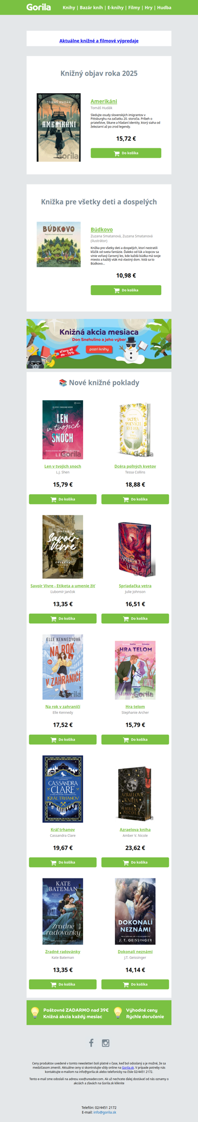 🔥 Vypredané knižky Amerikáni a Búdkovo sú opäť dostupné!