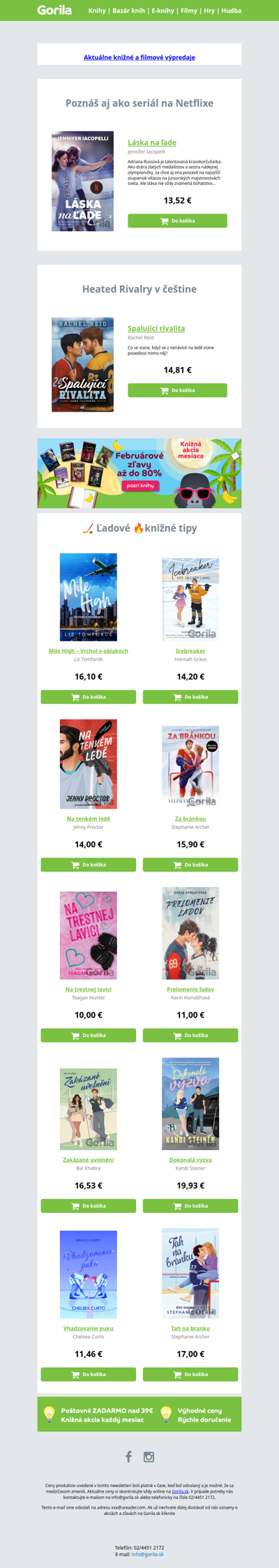 🤔 Bude to dnes Láska na ľade?🏒 V knihách určite!