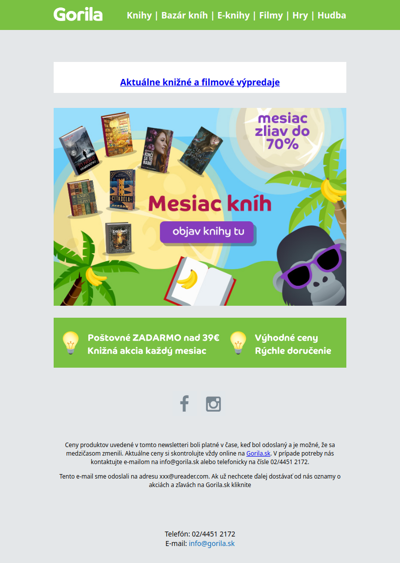 🌕 Mesiac kníh, mesiac zliav od Gorily 🤩