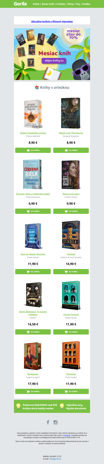 📚 Knihy s oriezkou sú v marcovej akcii! Odoláš? 😎