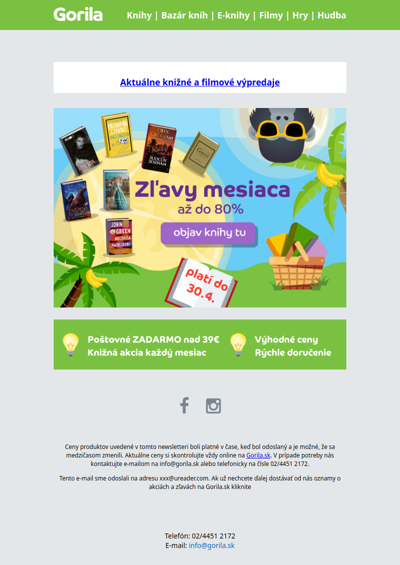 📚 Zľavy mesiaca sú tu! A stoja za to 🤩