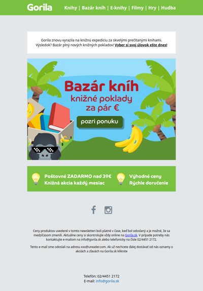 👑Gorila doplnila Bazár kníh o nové poklady!