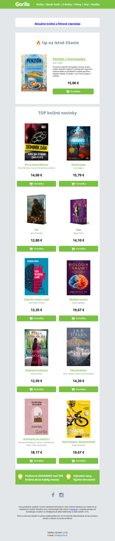 ☀️ Hľadáš dovolenkové čítanie? Nech sa páči, toto sa číta!