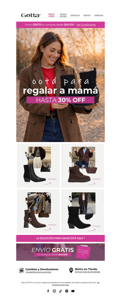 Hazla sonreír: el ootd perfecto para mamá 💐