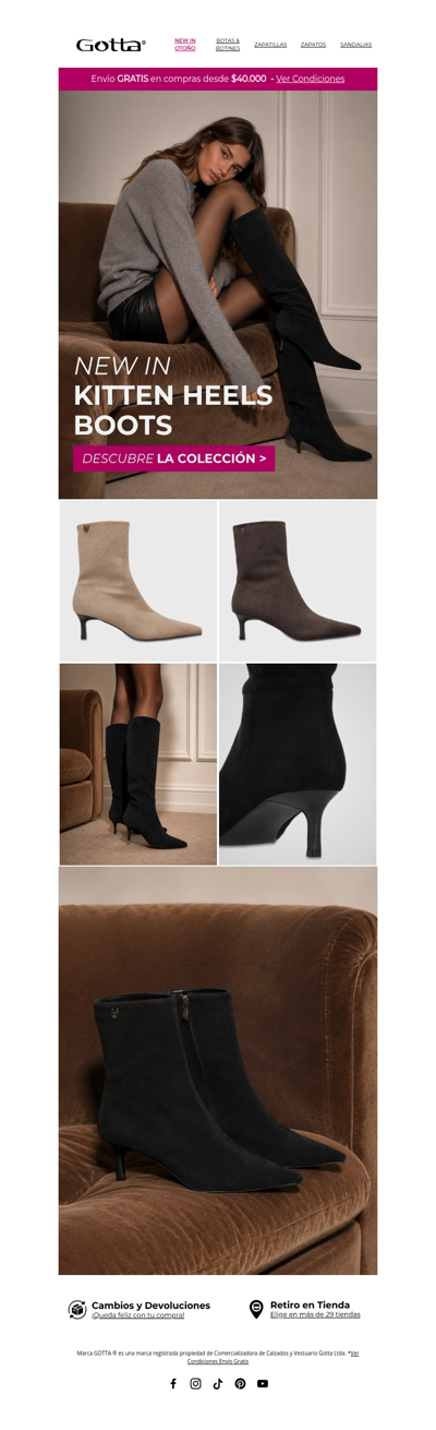 NEW IN: Kitten Heels para este invierno 👢
