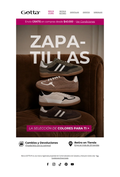 Nuestra selección de zapatillas para ti 👟
