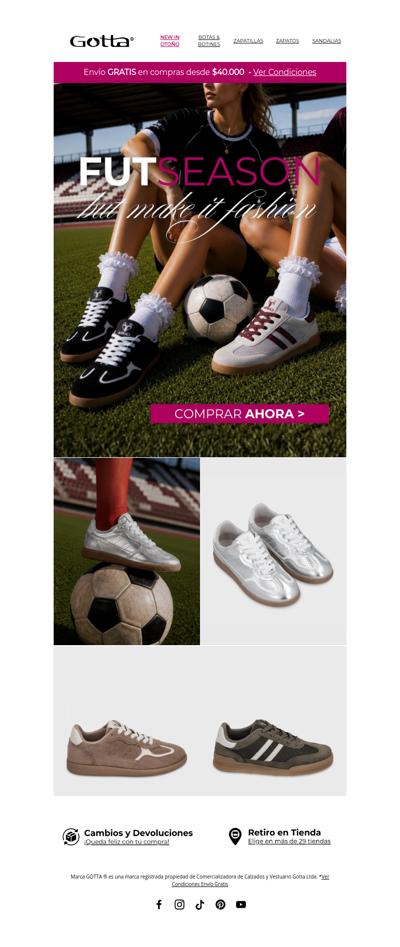 Futbol season: BUT MAKE IT FASHION 👟