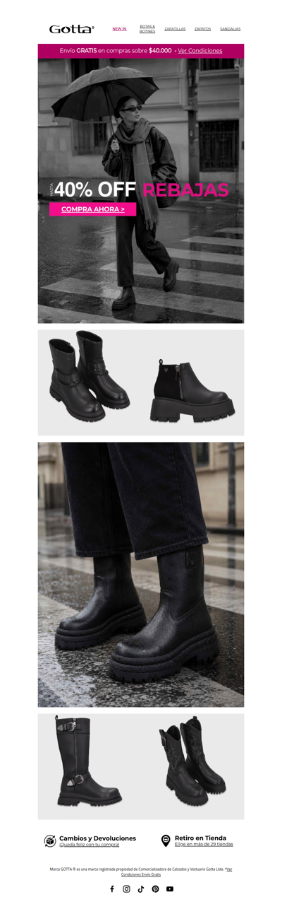 Tus MUST para la lluvia 🌧️ hasta 40% OFF