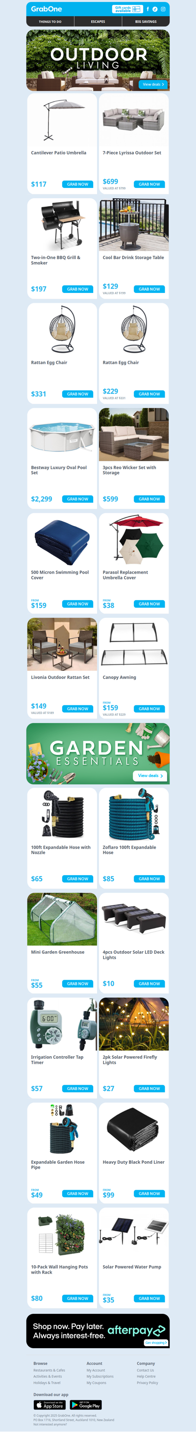 🏡 Outdoor Living & Garden Essentials