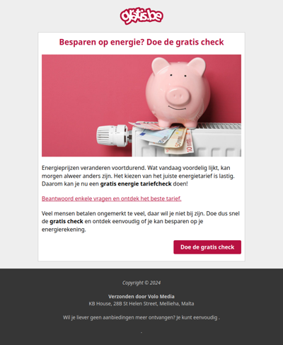 Ontdek of je het beste energietarief ontvangt