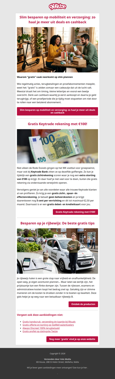 Bespaar honderden euro's: gratis gids, cashback én €100 bonus wachten op je!