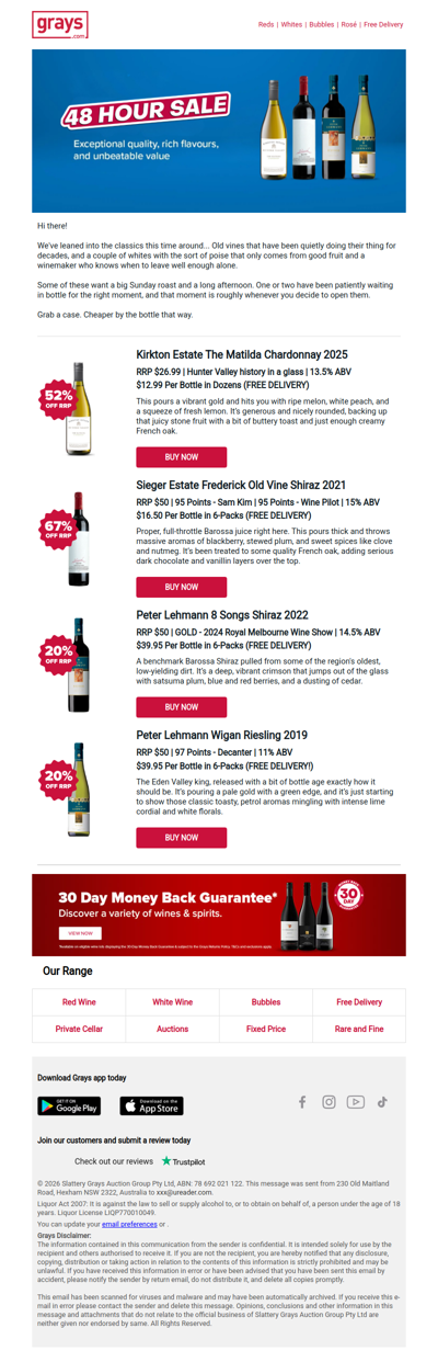 Ripper Wines up to 67% off!