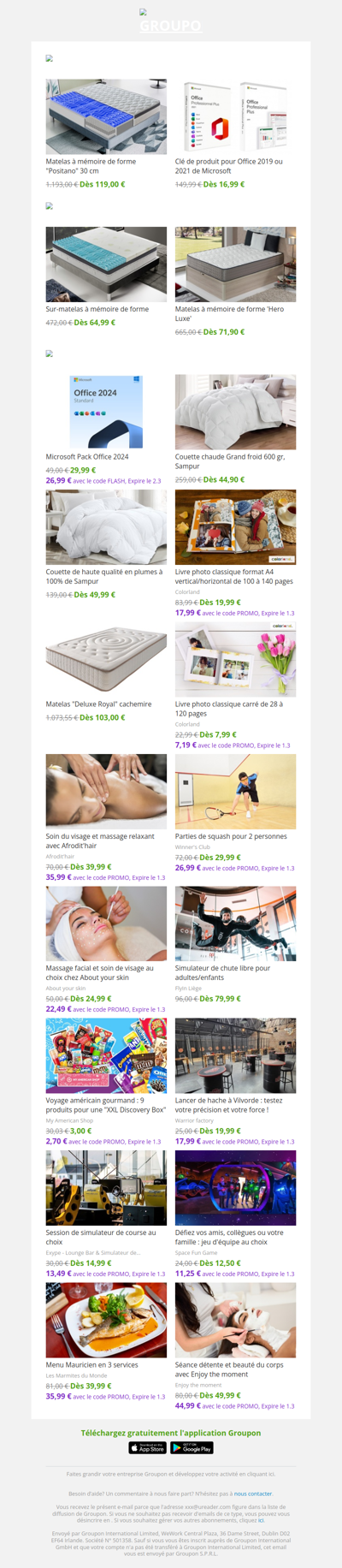 Matelas à mémoire de forme 