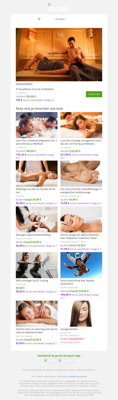 Zeg ja tegen deze deal! Hij is nog steeds beschikbaar!