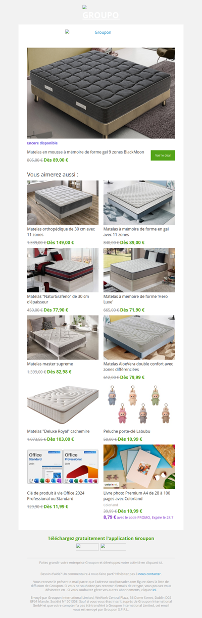 On est plutôt sûrs que tu vas adorer cette offre !