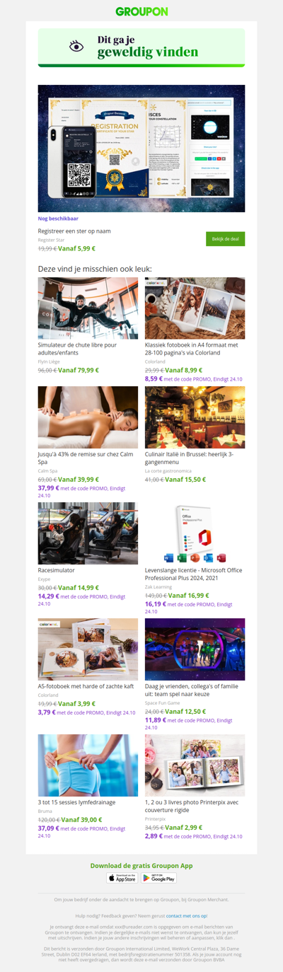 We zijn er vrij zeker van dat je deze deal geweldig zult vinden!