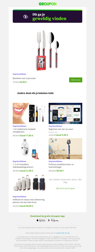 Ben je er klaar voor? De deal die je hebt bekeken is nog steeds beschikbaar!