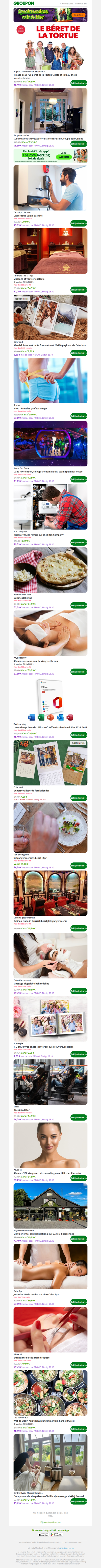 1 place pour ''Le Béret de la Tortue'', date et lieu au choix