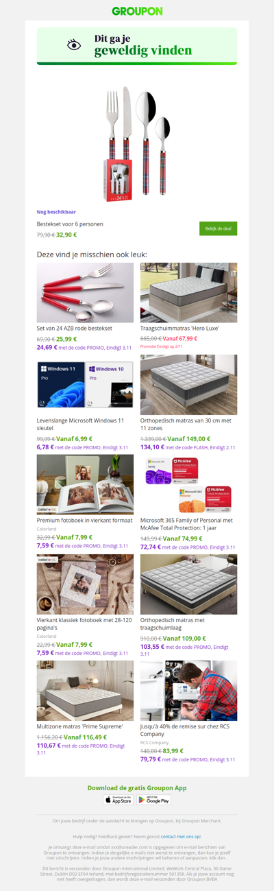 Zeg ja tegen deze deal! Hij is nog steeds beschikbaar!