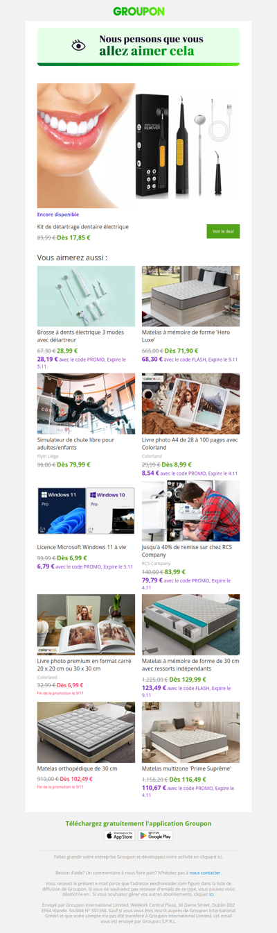 On est plutôt sûrs que tu vas adorer cette offre !