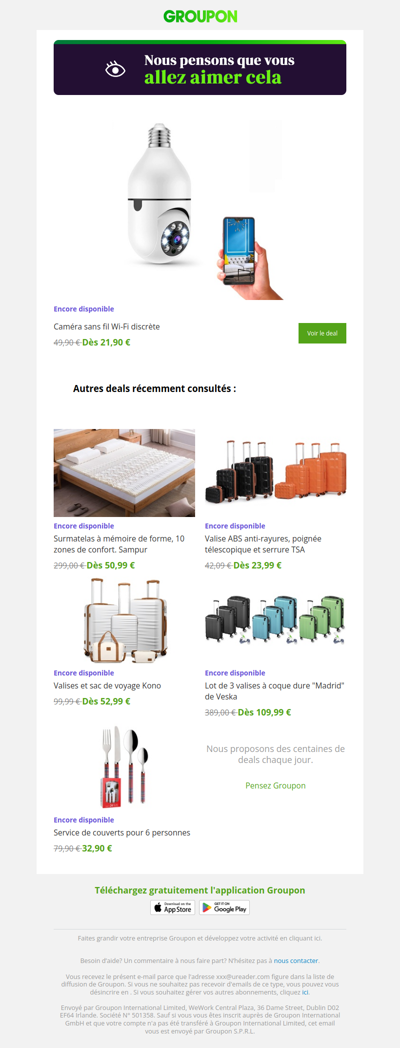 Dis oui à cette offre ! Elle est encore là !